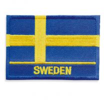Broderad Svensk Flagga SWEDEN