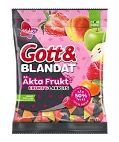 Gott & Blandat Äkta Frukt & Lakrits